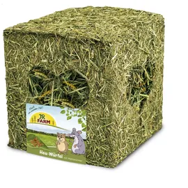 JR Farm Heu-Würfel klein mit Mehlwürmern 1x125g