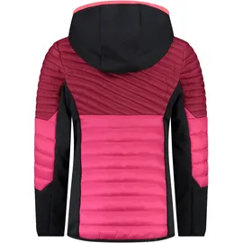CMP Kid G Hybrid Jacket Fix Hood Fuxia 176
