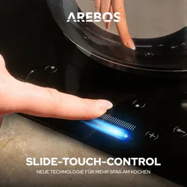 Arebos Elektro-Kochfeld 5 Kochzonen