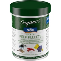 Söll 81910 Organix Super Kelp Pellets, 270 ml - Zierfischfutter mit Spurenelementen, Vitaminen, Proteinen und essenziellen Fettsäuren für Pflanzenfresser im Süß- und Meerwasseraquarium