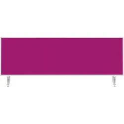 Magnetoplan Tischtrennwand VarioPin - 160x50cm - doppelseitig - 1 Seite Whiteboard-Oberfläche - 1 Seite Filz-Oberfläche