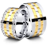 Trauringe Dachau 750er Weifl-/Gelbgold - 4560