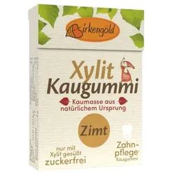 Birkengold Natur Kaugummi Zimt zuckerfrei