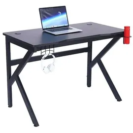BC-ELEC Gamer-Schreibtisch 110x60x75cm Schwarz