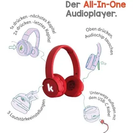 Kekz Kopfhörer Starterset Premium rot
