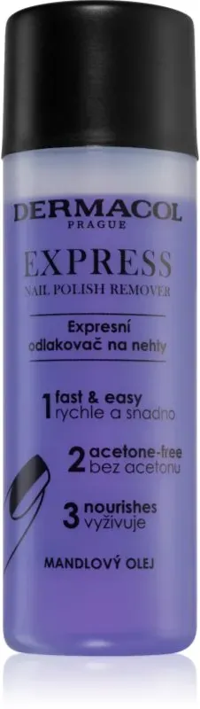 Dermacol Nail Care Express Nagellackentferner ohne Aceton 120 ml