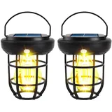 Solarlaterne für Außen Hängend Solarlampen für Außen Garten Deko,Solar Laterne Gartendeko für Draußen IP65 Wasserdicht Solarlaterne für Außen Winterfest,Solar Laternen mit LED Glühbirne (01)