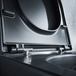 Laufen Kartell Wand-WC mit WC-Sitz Schwarz matt spülrandlos