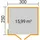 Weka Designhaus P285 3 x 2,52 m Beige