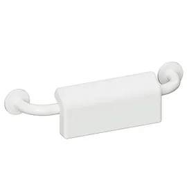Brillantbad BELP Griff mit Rückenlehne Eisen Weiß Kunststoff mit Abdeckung 580x124x155 mm, 120 kg Traglast für Bad & WC >> zum Bohren