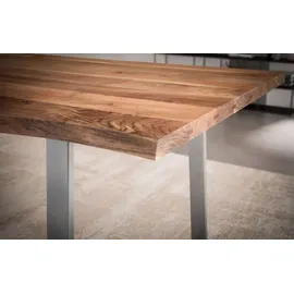 Wohnling Esszimmertisch 160 x 76 x 80 cm braun