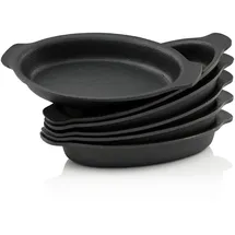 BBQ-Toro Pfannen-Set 6-tlg. 22,5 x 13 cm + 22,5 x 13 cm + 22,5 x 13 cm + 22,5 x 13 cm + 22,5 x 13 cm + 22,5 x 13 cm