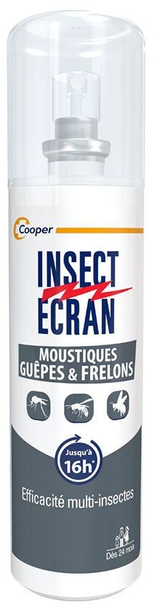 INSECT ÉCRAN Moustiques guêpes et frelons Spray 100 ml 100 ml liquide