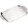 Dehner Grill-Gemüsepfanne 28 x 19 x 1,5 cm Edelstahl silber