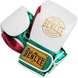 BENLEE Rocky Marciano BENLEE Boxhandschuhe aus Leder METALSHIRE, White/Green/Red, oz