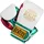 BENLEE Rocky Marciano BENLEE Boxhandschuhe aus Leder METALSHIRE, White/Green/Red, oz