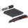Meister Craft Meister Cuttermesser "Black Line" 9403870 11er-Set, Proficutter, mit 25mm Abbrechklinge