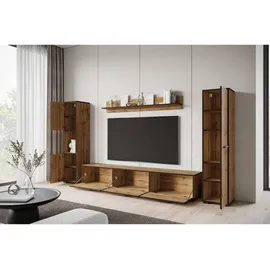 MID.YOU Wohnwand, BOGOTA XL Wotan, Eiche DEKOR