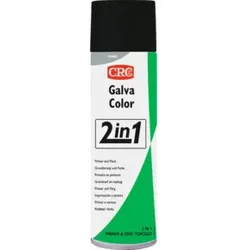 CRC Zink-Korrosionsschutzspray mit Farbe, Galvacolor 2 in 1 , 500 ml, Farbe: GREY2