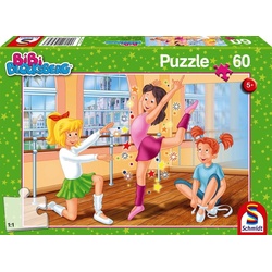 Schmidt Spiele Puzzle 60 Teile Kinder Puzzle Bibi Blocksberg In der Ballettschule 56279, 60 Puzzleteile