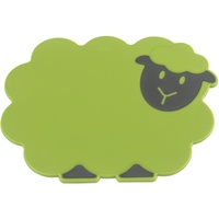 Kuhn Rikon Kinderkitchen Schneidebrett Schaf, für Kinder, Plastic, Grün