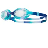 TYR Swimple Schwimmbrille f r Kinder, Batikf rbung, nicht spiegelnd, transparent/lila/blaugr n, Einheitsgr e