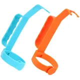 PRETYZOOM 2 Stück Griff Großer Flaschen Getränkehalter Mit Bequemem Griff Flaschenträger Mit Griff Flaschenhaltegriff Kunststoff Griff Softdrink Flaschenträger Flaschengriff