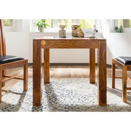 Massivmoebel24 Oxford 80 x 76 x 80 cm honig lackiert/braun