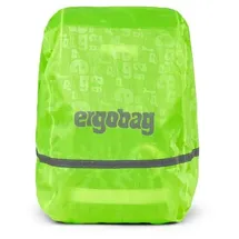 ergobag Regenschutz für Schulranzen und Rucksack, wasserdicht, mit Reflektoren und Gummizug