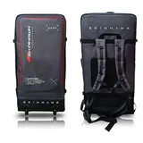 Skinhawk SUP Board Tasche, Robuster Rucksack mit Rollen, Reißfestes 1680D Gewebe, Verstellbare Riemen mit stabilem Reißverschluss