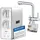 neueswasser group AORA GT600 Direct Flow Osmoseanlage, inkl. 3-Wege-Edelstahl-Armatur – Chrom