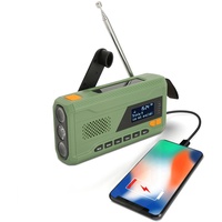 Zunate Handkurbel Solarradio, DAB UKW Handkurbel Notfallradio mit Bluetooth, Tragbares Notfall Wetterradio mit 60 Cm/23,6 Zoll Teleskopantenne, Notradio mit Taschenlampe für Outdoor Camping