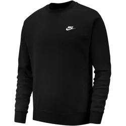 NIKE Herren Sweatshirt "Club", BLACK/WHITE, M