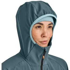 Ortovox Damen Punta Berrino Hoodie Jacke (Größe S, grau)