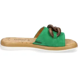 Gabor Pantolette grün 36 EU