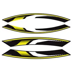 Uniracing Felgenbettaufkleber Für zwei Felgen Sticker