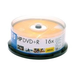 HP DVD+R 4.7GB 16x 25er Spindel