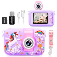 ARNSSIEN Digitalkamera für 3-12 Jahre alte Jungen/Mädchen mit 180° Flip-Objektiv, 2,4" Kinder Selfie Digitalkamera für Kleinkinder mit Video, Weihnachten Geburtstag Festival Geschenke für Kinder,X101