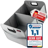 PROTEX Kofferraum Organizer [Testsieger 2025] 44L Auto Kofferraumtasche | Organizer Auto | Faltbare, stabile und wasserdichte Kofferraumtasche (grau)
