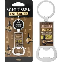 SHEEPWORLD GRUSS & CO Flaschenöffner Motiv "...guten Freunden gibt man ein Bier"