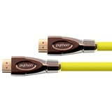 Python® Series PYTHON HDMI 2.0 Kabel 2m Ethernet 4K*2K UHD vergoldet OFC gelb