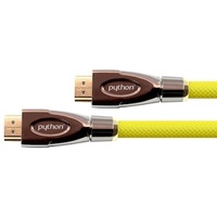 Python® Series PYTHON HDMI 2.0 Kabel 2m Ethernet 4K*2K UHD vergoldet OFC gelb