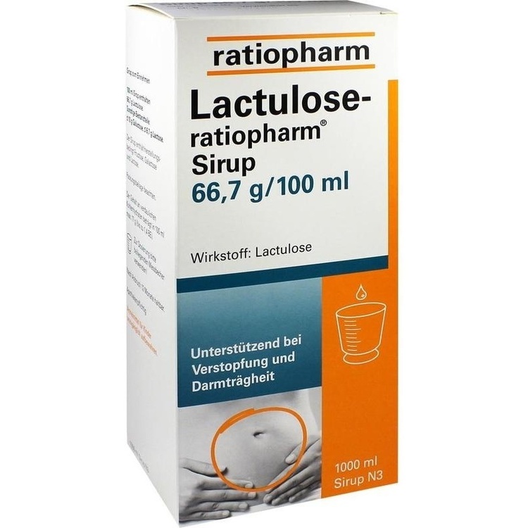 lactulose ratiopharm sirup 1000 ml