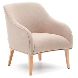 Kave Home Polstersessel Bobly Stoff Beige