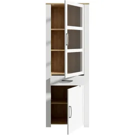 Forte Highboard Bohol 71,7 x 205,4 x 42 cm Riviera Eiche / Sibiu Lärche hell