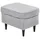 ed exciting design Hocker Oskar Polyester 63 x 43 x 42 cm Grau