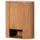 MASSIVMOEBEL24.DE Barcelona Hängeschrank 55x65x30 cm Beige Holz