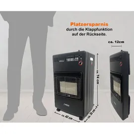 Phönix Germany Phönix Keramik Gasheizung 4,2 kW Schwarz
