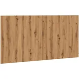 vidaXL Kopfteil Artisan-Eiche 160x1,5x80 cm Holzwerkstoff