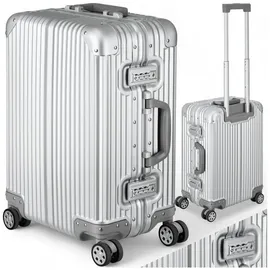 Tectake Airway 4-Rollen Cabin 20 Zoll / 20 l silber/grau